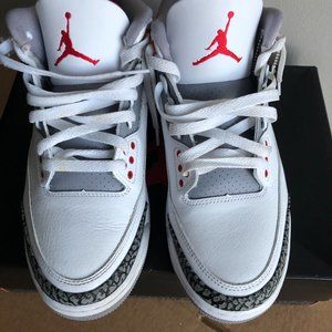 Size 9.5 Nike Air Jordan 3 Retro “Fire Red” Athletic Shoes Holiday Deals $177